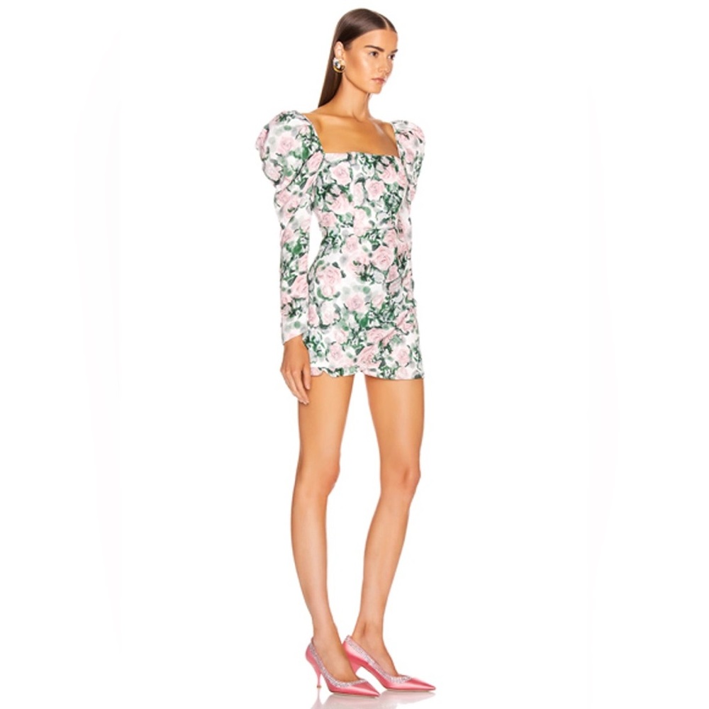 NWT Atoir Contessa Wrap-Effect Floral Mini Dress Size 8 - Picture 2 of 11
